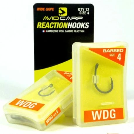 Avid Carp Reaction Range Hooks - WIDE BARBED 3 Avid Carp Reaction Range Hooks - WIDE BARBED