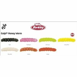 Silikonske Varalice Berkley GULP! Honeyworm Black 4,5cm 10pcs