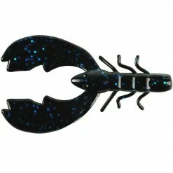Silikonske Varalice Berkley Power Bait Chigger Craw 8cm Black Blue Fleck 10pcs - 1307360