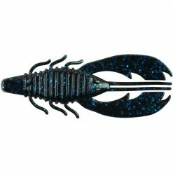 Silikonske Varalice Berkley Power Bait Craw Fatty 8cm Black Blue Fleck 8pcs - 1457638