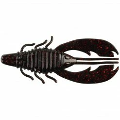 Silikonske Varalice Berkley Power Bait Craw Fatty 8cm Black Red Fleck 8pcs - 1457639