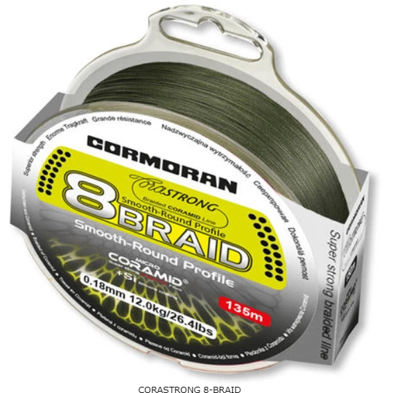 Cormoran Corastrong 8-braid 135m Green 3 Cormoran Corastrong 8-braid 135m Green