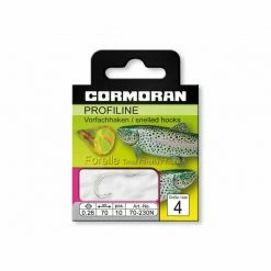 Navezane Udice Cormoran PROFILINE Trout Hook Nickel Udice I Najlon