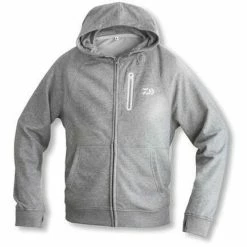 Odjeća I Obuća DAIWA D-Vec Hoodie Grey With Zipper