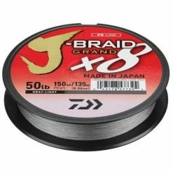 DAIWA J-Braid GRAND X8 135m Gray Light Najlon, Strune Sajle