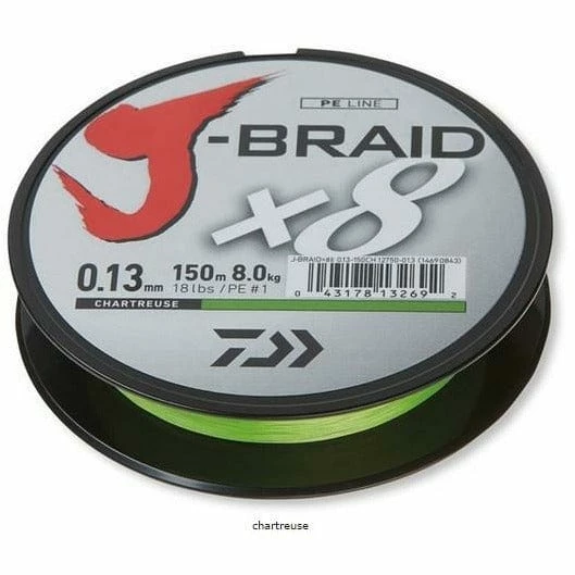 DAIWA J-Braid X8 150m 4 DAIWA J-Braid X8 150m