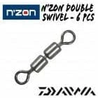 Ostali Sitni Pribor I Pračke DAIWA N'ZON DOUBLE SWIVEL SIZE 8