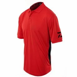 DAIWA Polo Shirt Red Odjeća I Obuća