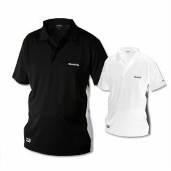 DAIWA Polo Shirt White/black