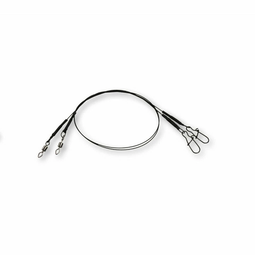 DAM EFFZETT Coated Core7 Sping Leader Black 40cm / 7kg / 2pcs Najlon, Strune Sajle 3 DAM EFFZETT Coated Core7 Sping Leader Black 40cm / 7kg / 2pcs Najlon, Strune Sajle