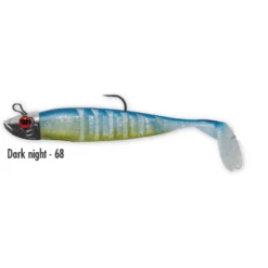 Silikonske Varalice Delalande BTE Neo Shad 7cm 5gr Dark Night