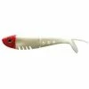 Delalande Buster Shad 7cm White/Red Head Silikonske Varalice