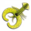Delalande Crazy Craw 9cm Chartreuse Pepper Silikonske Varalice