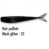 Delalande Drop Shad 5cm Shrimp Black Glitter Silver