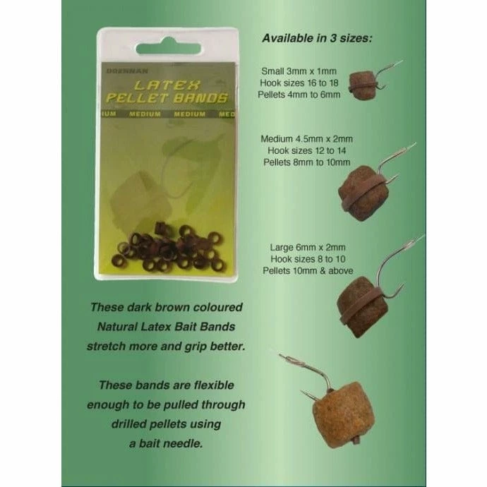 DRENNAN Latex Pellet Bands 4 DRENNAN Latex Pellet Bands