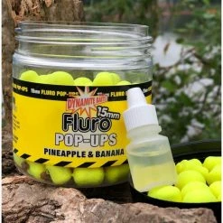 Dynamite Baits Pineapple & Banana Fluro Pop-Uo 15mm + Booster Pop Up Mamci