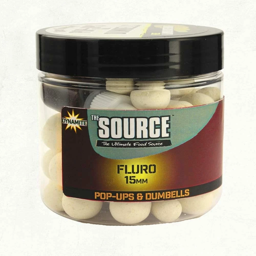 Dynamite Baits Source Fluro Pop Ups 15mm 3 Dynamite Baits Source Fluro Pop Ups 15mm