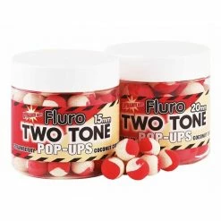 Pop Up Mamci Dynamite Baits Strawberry & Coconut Cream 15mm Fluro Two Tone Pop Ups