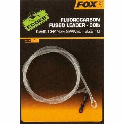 Fox Edges™ Fluorocarbon Fused Leaders Size 10 - CAC695 3 Fox Edges™ Fluorocarbon Fused Leaders Size 10 - CAC695