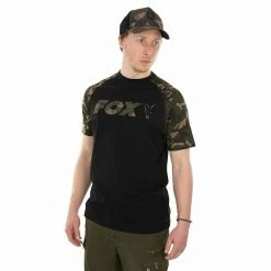 Fox Black / Camo Raglan Tee Odjeća I Obuća