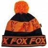 FOX Black/Orange - Lined Bobble Hat