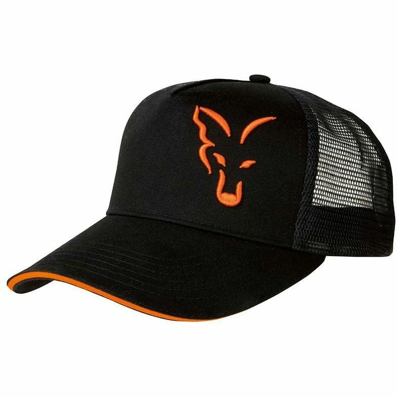 Odjeća I Obuća FOX BLACK & ORANGE TRUCKER CAP 3 Odjeća I Obuća FOX BLACK & ORANGE TRUCKER CAP
