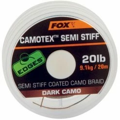 Fox Camotex Dark Semi Stiff 20lb 20m
