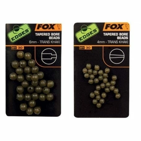 Fox Edges 6mm Tapered Bore Beads X 30 Elementi Za Sisteme 3 Fox Edges 6mm Tapered Bore Beads X 30 Elementi Za Sisteme