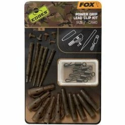 FOX Edges Camo Power Gril Lead Clip Kit Size 7 - X5 CAC776 Elementi Za Sisteme