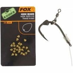 Fox Edges Hook Bead X 25 2-6 Khaki