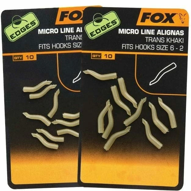 Fox Edges Micro Line Aligner Hook Sz 10-7 3 Fox Edges Micro Line Aligner Hook Sz 10-7