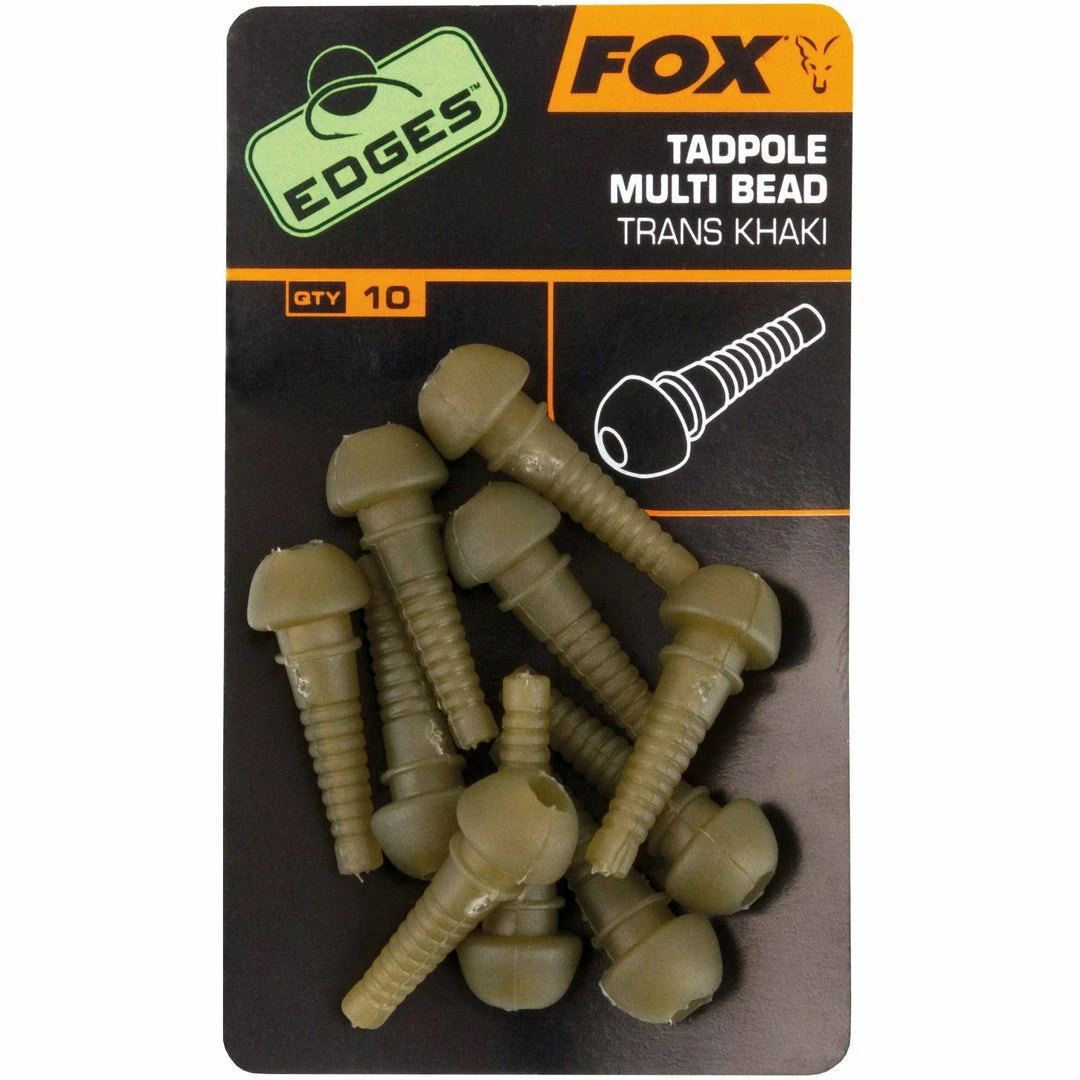 Fox Edges Tadpole Multi Bead X 10 Khaki 3 Fox Edges Tadpole Multi Bead X 10 Khaki