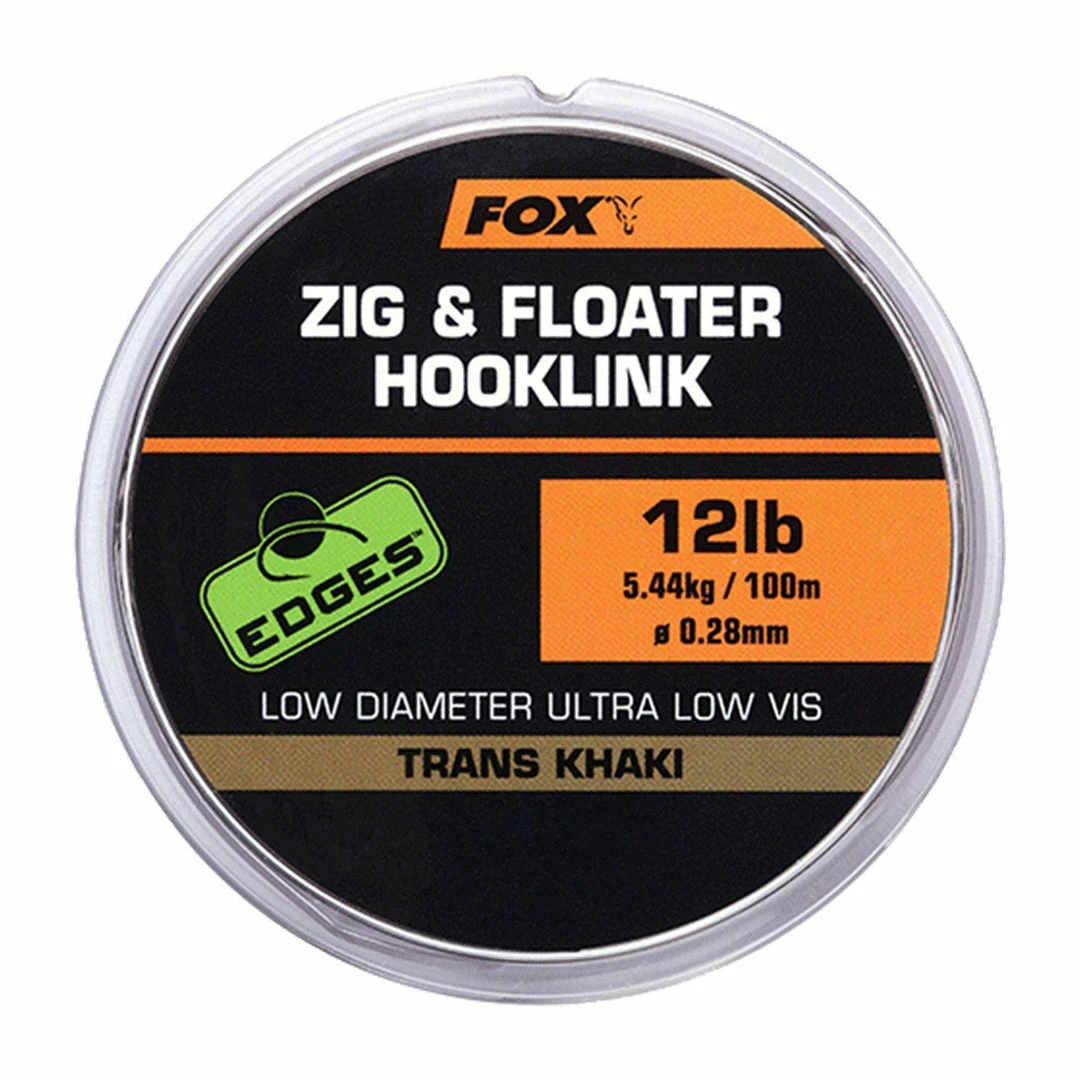 Fox Edges Zig & Floater Hooklink 100m , CML170 Elementi Za Sisteme 3 Fox Edges Zig & Floater Hooklink 100m , CML170 Elementi Za Sisteme