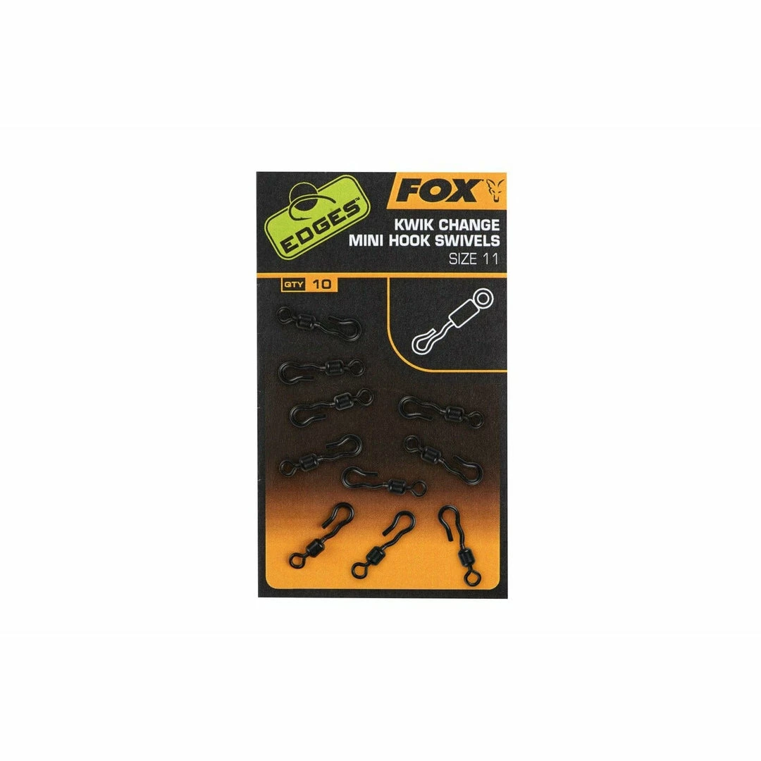 Fox Kwik Change Mini Hook Swivels Elementi Za Sisteme 3 Fox Kwik Change Mini Hook Swivels Elementi Za Sisteme