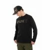 Odjeća I Obuća Fox Long Sleeve Black / Camo T-Shirt