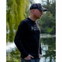 Odjeća I Obuća Fox Long Sleeve Black / Camo T-Shirt