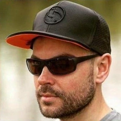 Guru Lazer Snapback Black / Orange 3 Guru Lazer Snapback Black / Orange