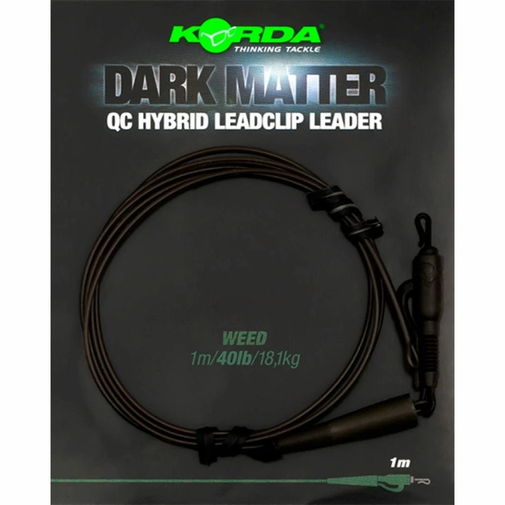 KORDA Dark Matter Leader 50cm QC Hybrid Clip 3 KORDA Dark Matter Leader 50cm QC Hybrid Clip