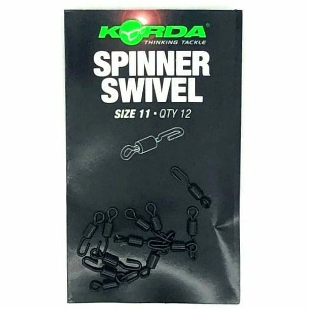 Elementi Za Sisteme Korda Spinner Swivel SZ 11 No Ring KSPIN3 3 Elementi Za Sisteme Korda Spinner Swivel SZ 11 No Ring KSPIN3
