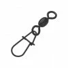 MADCAT Stainless Swivels With Egg Snap Black 5pcs