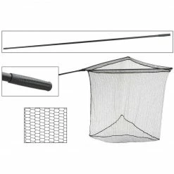MIKADO Landing Net - Intro Carp Net ( Jointed Handle ) 180cm Podmetači, Podloške I Vreće Za Vaganje