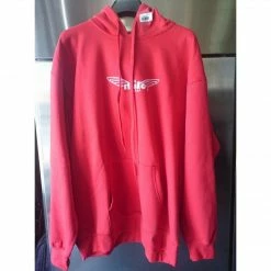 MILO Felpa Tom Rossa Cappuccio Odjeća I Obuća