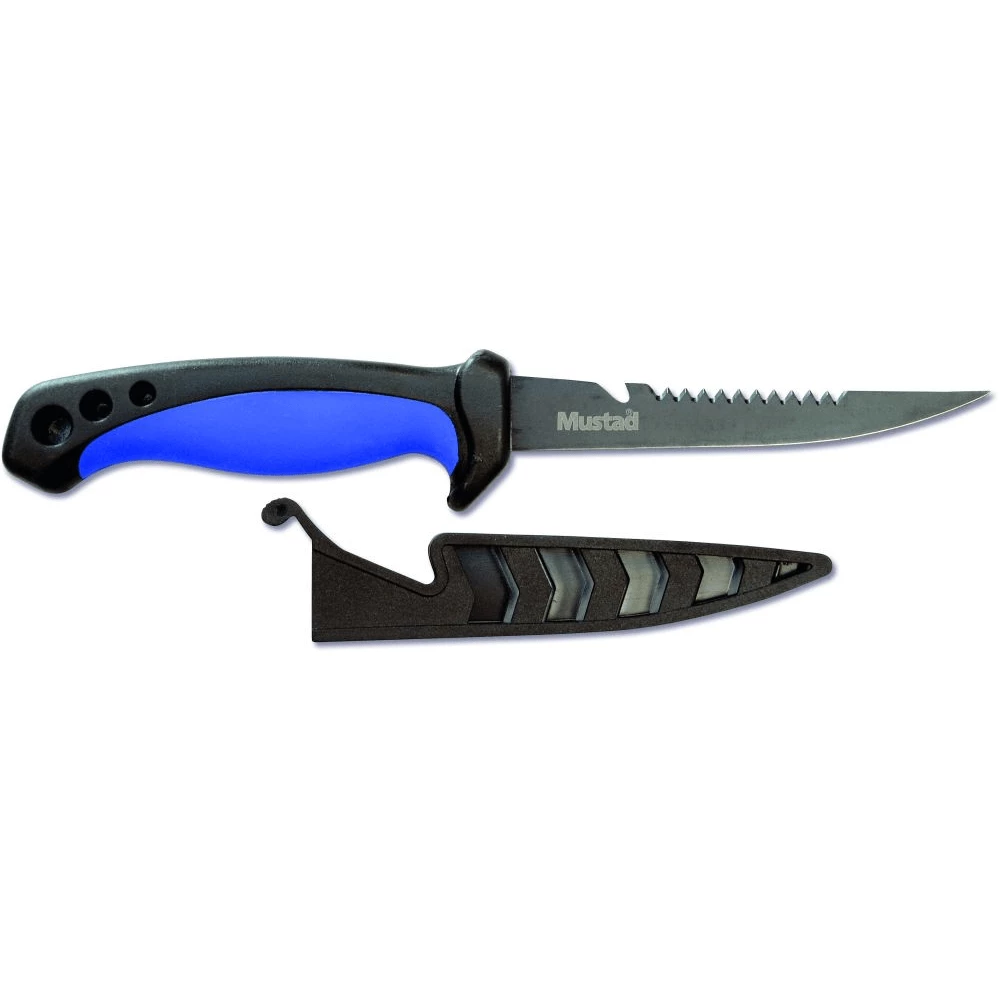 Mustad Bait Knife With Sheath 10cm 3 Mustad Bait Knife With Sheath 10cm