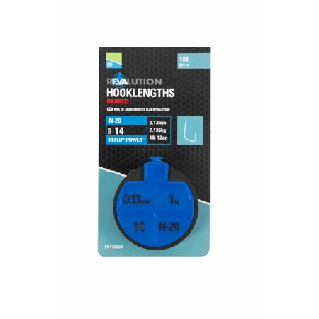 Preston Innovations Preston Revaluation Hooklengths - N20 3 Preston Innovations Preston Revaluation Hooklengths - N20
