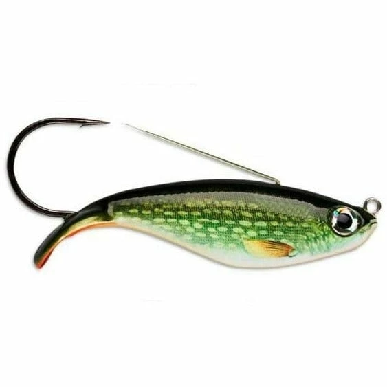 Rapala Weedless Shad WSD08 PK ( Pike ) 3 Rapala Weedless Shad WSD08 PK ( Pike )