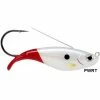 Rapala Weedless Shad WSD08 PWRT ( Pearl White Red Tail ) Metalne Varalice