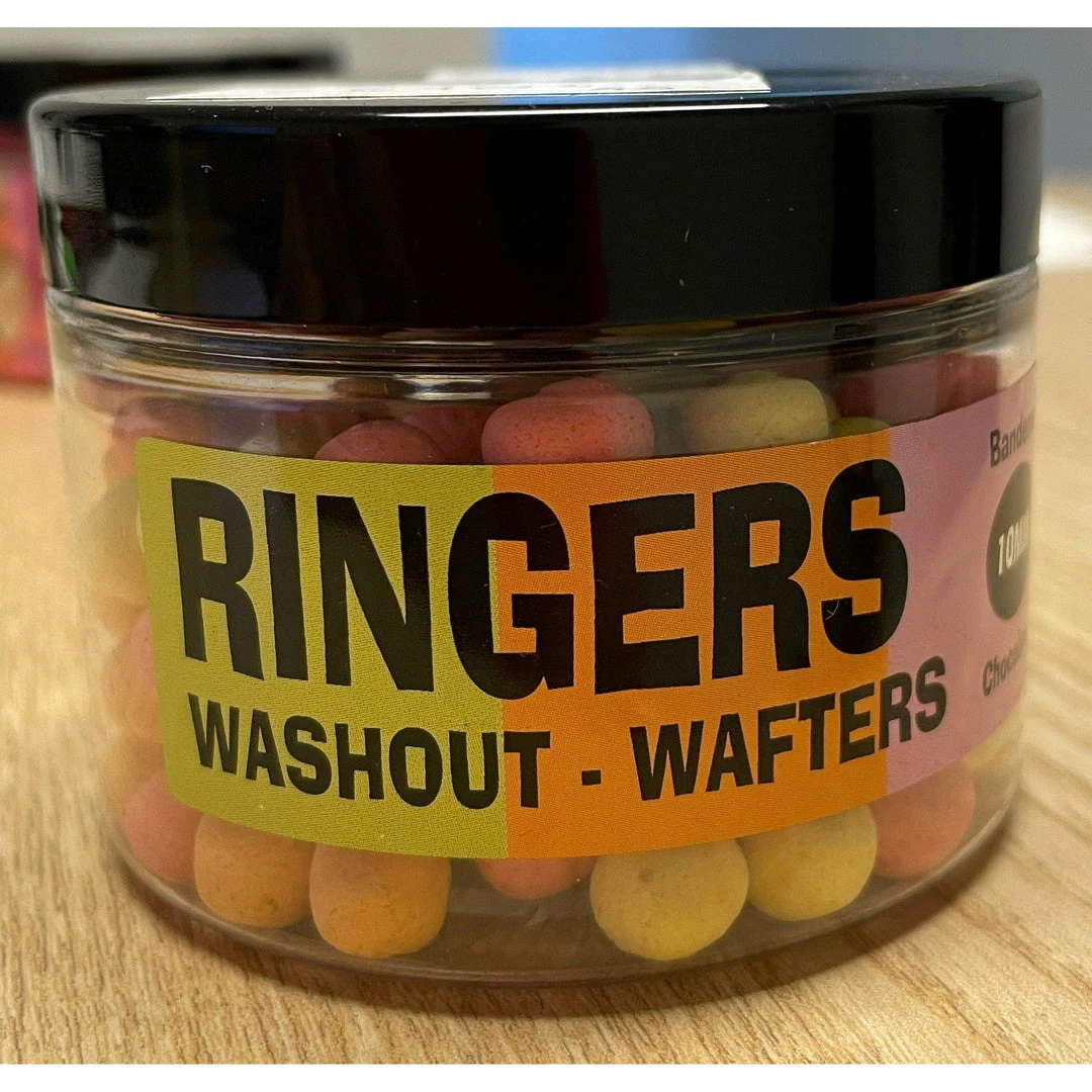 Ringers Washout Wafters 10mm Match Pelete/boile/dumbells 4 Ringers Washout Wafters 10mm Match Pelete/boile/dumbells