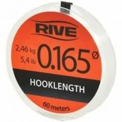 RIVE Hooklength Line 0.128 60m Transparent Udice I Najlon