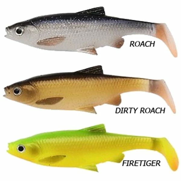 Savage Gear 3D LB Roach Paddletail 10cm 10g Firetiger Silikonske Varalice 3 Savage Gear 3D LB Roach Paddletail 10cm 10g Firetiger Silikonske Varalice