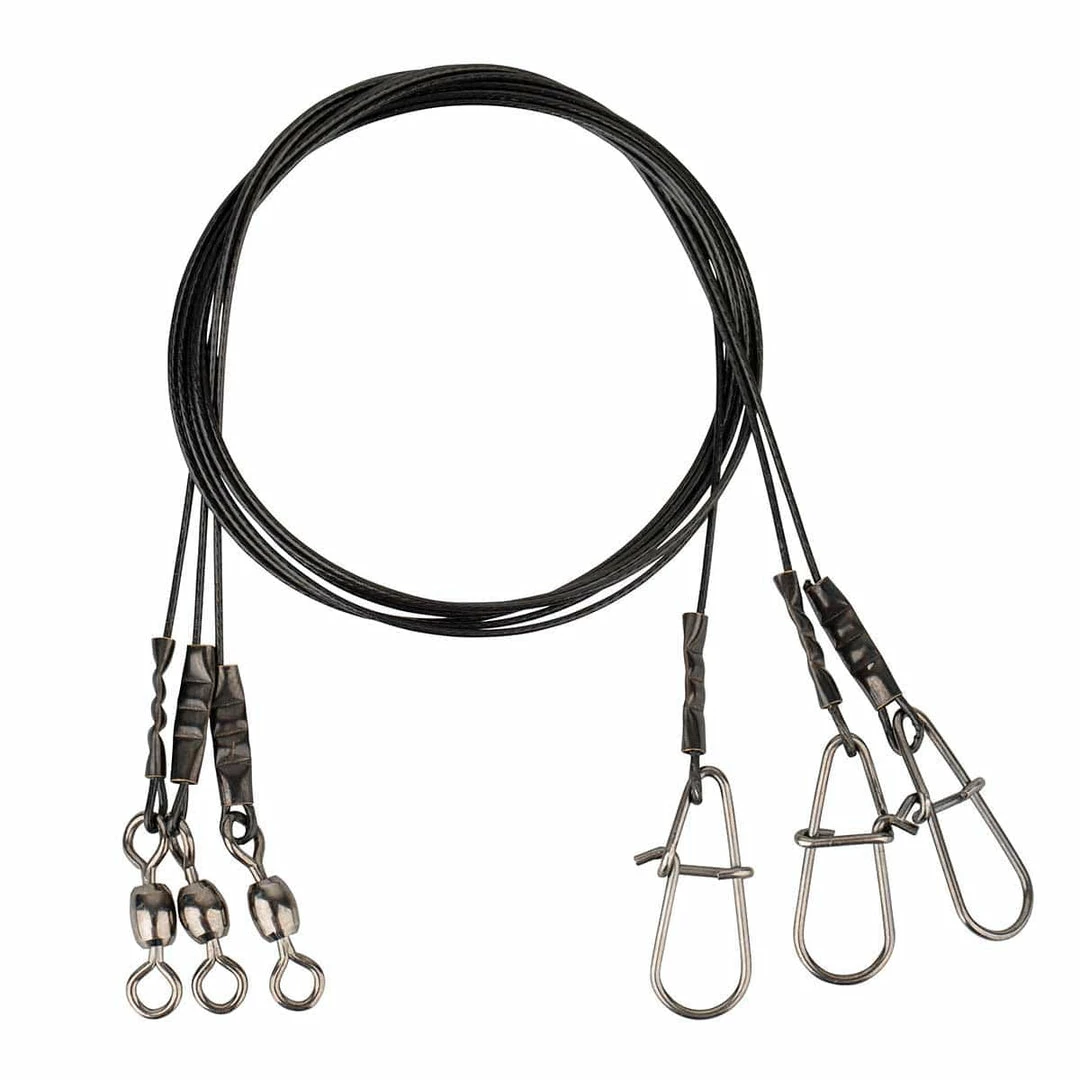 Najlon, Strune Sajle Savage Gear Black7 Trace 30cm 0.45mm 11kg Swivel / Needle Snap 3pcs 3 Najlon, Strune Sajle Savage Gear Black7 Trace 30cm 0.45mm 11kg Swivel / Needle Snap 3pcs